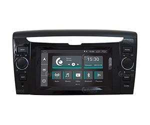 Jf Sound car audio system Autoradio B53Custom Fit per Lancia Ypsilon (senza USB frontale con CD) Android GPS Bluetooth WiFi Dab USB Full HD Touchscreen Display 6,2", Nero