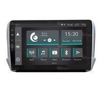 JF SOUND CAR AUDIO TEM - Autoradio Custom Fit Peugeot 2008 208 Android Dab Gps Bluetooth Wifi Usb Full Hd Touchscreen Display 9