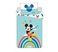 Parure copripiumino baby Mickey Rainbow lettino