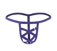 JFAN Perizoma Uomo Intimo Tanga Perizomi String e Tanga Mutande Lingerie Uomo(Viola,Taglia Unica)