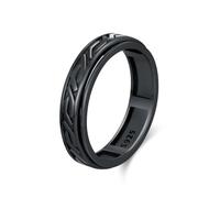 JFASHOP Anello con nodo celtico, in argento sterling 925, con filigrana, per donne, anti-stress, ansia, gioielli celtici, regalo per uomo, Argento, Sliver