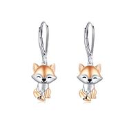 JFASHOP Orecchini a cerchio da donna, piccoli orecchini a cerchio in argento Sterling 925, gioielli regalo per ragazze, amanti, donne, bambini, figlie, San Valentino, Natale, M, Argento, Zircone