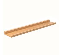 JFBLSD Mensole galleggianti per decorazioni murali Mensole da parete in legno con luci a LED Set da 1, per camera da letto, bagno, soggiorno, cucina, angolo, libreria(Wood,16.5x120CM/6.4x47.2in)