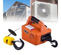 JFBLSD Verricello Elettrico Portatile, Gru a Batteria con Telecomando Wireless e Protezione da sovraccarico, capacità di Sollevamento 500 kg