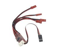 JfdLbv Controller Multifunzione a LED e luci a LED Adatte for Jet Aerei telecomandati