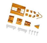 JfdLbv Parti in plastica Adatte for Aereo RC Modello 90mm Ares 3D EDF Jet(Yellow)