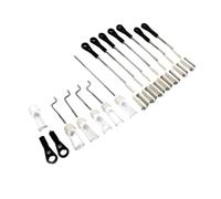 JfdLbv Set aste di Spinta Adatto for Aereo da addestramento radiocomandato T33 80mm EDF