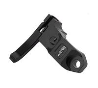 JFG RACING Leva di avviamento a caldo per moto, universale, con morsetto rotante per CR CRF XR KDX KLX KX KXF DRZ RM RMZ TTR YZ YZF WRF-nero