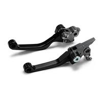 JFG RACING Leva freno frizione snodata a billetta per 125EXC SEI GIORNI 125 144SX 150SX 150XC 200XC-W 200EXC 09-13 450SX 450SX-F 09-12 Nero
