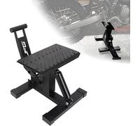 JFG RACING Supporto idraulico per moto da cross, altezza regolabile, per riparazione Dirt Pit Bike, colore nero