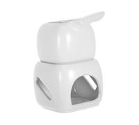 JFGCTYHXY Bruciatore per aromaterapia, Aromaterapia compatta, Fusione Rapida del Cioccolato e Riscaldamento Burro, durevolezza, Costruzione in Ceramica(White)