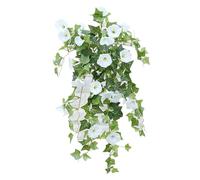 JFGCTYHXY Decorazioni Floreali Artificiali, Fake Green Plant Home Garden Wall Fence Outdoor Wedding Christmas Decor(A5470 wh)