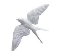 JFGCTYHXY Decorazioni murali 3D, Decorazione murale 3D con Uccelli Volanti sospesi in 3 Diverse(White,A)