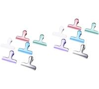 JFGCTYHXY Mollette a Testa di Toro, 6 Pezzi di Clip for Appunti, for marcatura da Ufficio(7.7X6.3cmx3pcs)