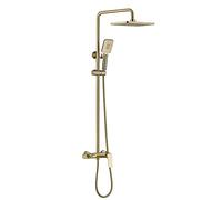 JFGCTYHXY Set Doccia, Sistema Doccia a Parete con Maniglia Singola e Bocca for Vasca, doccetta a 3 modalità, Miscelatore for in Ottone