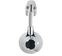 JFGCTYHXY Supporto per soffione Doccia, Supporto for Doccia a Ventosa, Portatile e Rimovibile, con angolazione Regolabile, a Prova di(Silver)