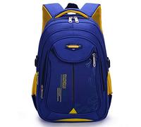 JFGCTYHXY Zaini, Zaino casual for la scuola, for uomo e donna, resistente all'acqua(Blu)