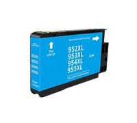 JFGIkLFD Set cartucce d'inchiostro compatibili per 952XL 953XL 954XL 955XL per Officejet PRO 7720 7730 7740 8210 8218 8710 8715 8718 8720 8730 8740(Cyan)