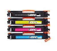 JFGIkLFD Set cartucce toner compatibili 350A CF350 CF350A CF351A CF352A CF353A 130A per stampante Pro MFP M176n M176 M177fw M177