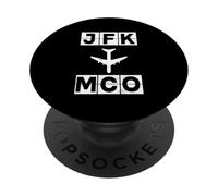 JFK a MCO Aeroporto Codice Aereo Route New York Orlando PopSockets PopGrip Adesivo