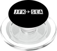 JFK a SEA Aereo Route New York Seattle PopSockets PopGrip per MagSafe