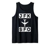 JFK a SFO Route New York San Francisco Canotta
