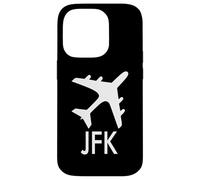 JFK AEROPORTO CODICE BAGAGLIO ETICHETTA NEW YORK CITY USA Custodia per iPhone 14 Pro