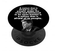 JFK Nation ha paura di lasciare che le persone giudichino la verità teme che le persone PopSockets PopGrip Adesivo