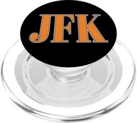 JFK New York City New York Codice aeroporto minimalista PopSockets PopGrip per MagSafe
