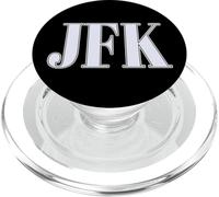 JFK New York City New York Codice aeroporto minimalista PopSockets PopGrip per MagSafe
