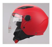 JFM Casco moto scooter Bambino Baby - visiera lunga - 710 - rosso opaco JL