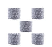 JFNKLFG 2 paia 6MM Lacci Piatti for Scarpe Da Ginnastica Corsa In Corda Elastica for 120/140/160CM Accessori for scarpe(Gray-5 Pair,140cm)