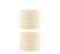 JFNKLFG 2 paia 6MM Lacci Piatti for Scarpe Da Ginnastica Corsa In Corda Elastica for 120/140/160CM Accessori for scarpe(Beige-2Pair,140cm)