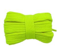 JFNKLFG 2CM Width Fat Shoe Laces - Cotton Rope Flat Thick Shoelaces For Sneakers 100/120/140/160CM Shoes Accessories(Fluorescent yellow,120cm)