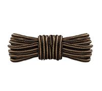 JFNKLFG 4 paia di stivali lacci for scarpe rotondi for bicolore a righe for for escursioni all'aria aperta e sport for il tempo libero Per scarponi da trekking e lavoro(Earth yellow black,70cm)