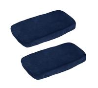 JFNKLFG Cuscini per Braccioli Fodere for braccioli in Spugna di Velluto 1/2 Pezzi for sedie da Ufficio, Supporto for Gomiti e avambracci per Sedia da Gioco(Bule 2PCS)