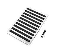jfqm 23,5 x 16 cm Tappeto Patch Pedale Pad Antiscivolo Tappetino for Auto Tappetino Antiscivolo in Metallo Adatto for Auto Camion Piede Piatto battitacco