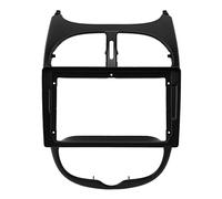 jfqm 9 Pollici 2Din Car Dashboard Frame Dvd Frame Radio Panel Frame Pannello di Navigazione Fit for Peugeot 206 2004-2008