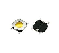 JFQOWCMP 100 pz Micro Pulsante Tattile Touch Tact Interruttore Impermeabile 4x4x1 SMD 4 Pin SMT 4 * 4 * 1.0 mm Mini Interruttore Ultra Sottile