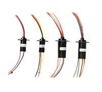 JFQOWCMP Anello Collettore Eolico | Più circuiti e opzioni di corrente, design compatto 22mm/31mm. Perfetto per generatori eolici.(2 wire 30A 22mm)