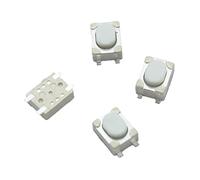 JFQOWCMP Interruttore a bilanciere 100PCS / Lot 3 * 4 2.5mm SMD Tact Switch Pin Touch Micro Interruttori a Pulsante 3x4x2.5H Pulsante Bianco Chiave Telecomando Auto B