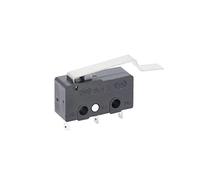 JFQOWCMP Pulsante Interruttore di Alimentazione 10 Pezzi Microinterruttore 2/3 Pin No/NC Mini finecorsa 5A 250VAC KW11-3Z Leva ad Arco a rulli Microinterruttori a Pressione a Scatto(2p Curved Handle)