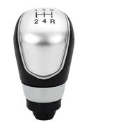 JFRKGMU Per Ford MK7 2008-2013 Per Focus MK2 FL 208-2013 C-Max Interni 5/6 Velocità Pomello Cambio Auto Testa Bastone Maniglia Leva Pomelli Leva Cambio Auto(Silver 5 Insert)