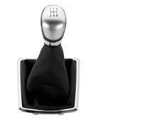 JFRKGMU Per Ford Per Fiesta 2008-2012 Per Focus Mk2 2005-2011 Accessori Auto 5/6 Velocità Leva Pomello Cambio Collare Pomelli Leva Cambio Auto(Small Matte 5 insert)