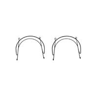JFTYURUESCFS Portasciugamani for Montaggio A Parete, Compatibile for Universale, Design con Gancio(2PCS)