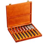 KIT DI SCALPELLI 6,10,12,16,18,25,32,36 MM IN SCATOLA LEGNO BAHCO