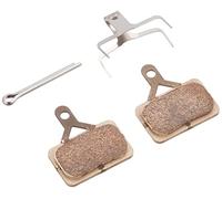 JG.PAST.FRENO SHIMANO E01S METALICAS PLATA