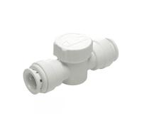 JG Speedfit Valvola di arresto di emergenza da 15 mm, rubinetto di isolamento a pressione per tubi in rame e plastica