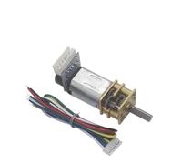 JGA12-N20 Motoriduttore DC Motore in miniatura 3V 12V 24V AB Encoder di fase Velocità e sterzo N20 1 Pz(6V 1500RPM,With mount)