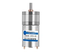 JGA25-370 Motore CC Mini Motoriduttore 12V / 24V Motoriduttore elettrico Coppia elevata 22/26/35/58/77/133/171/281/646/1360 giri/min(24V,130 RPM)